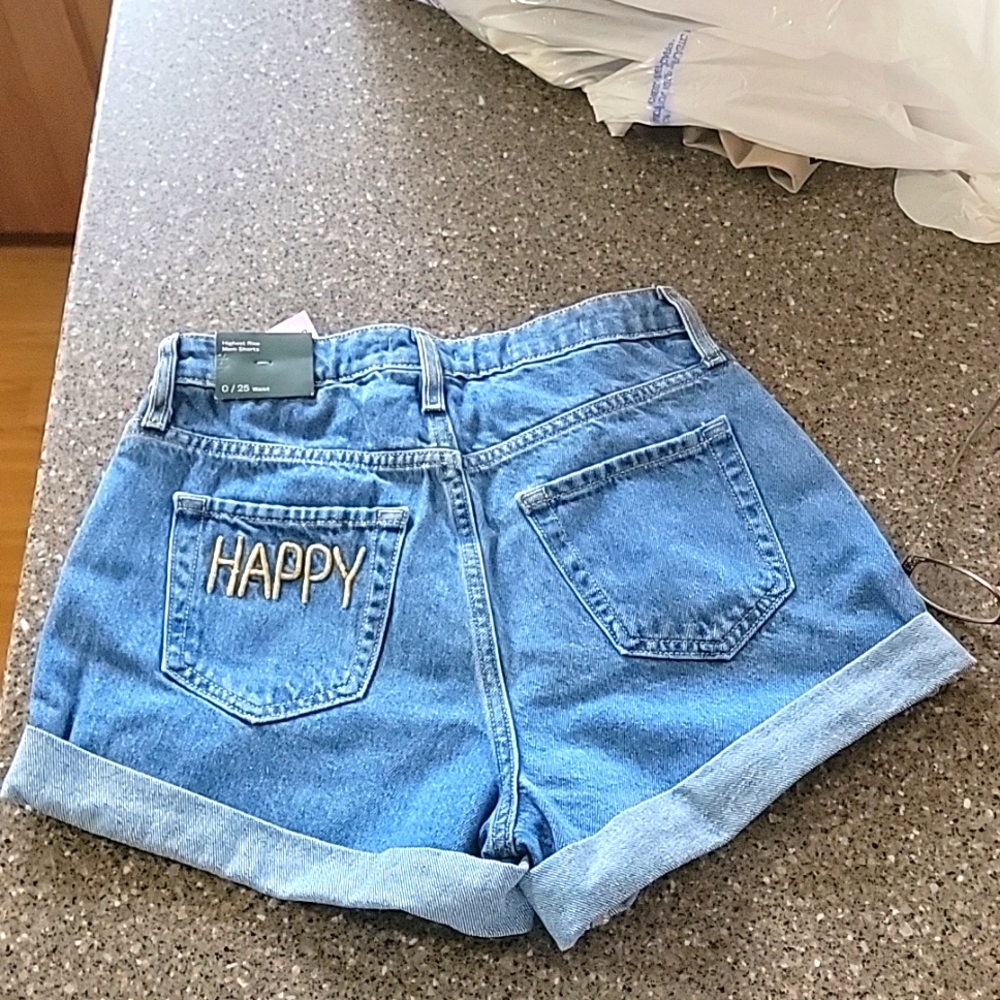 Women's blue Jean shorts  size 0 wild fable